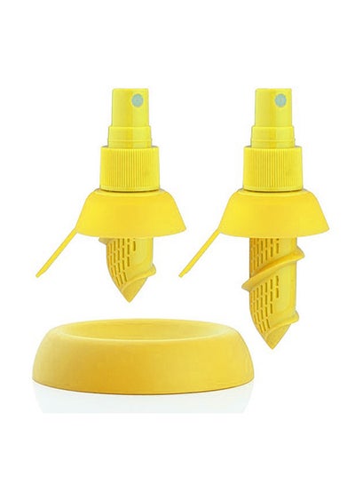 Buy Lemon Juice Sprayer Set Yellow 12x20x3centimeter in Saudi Arabia