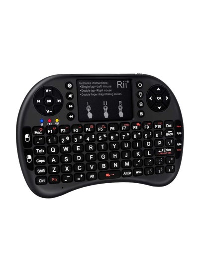 سعر Rii I8+ Mini Wireless 2.4G Back Light Touchpad Keyboard فى مصر ...