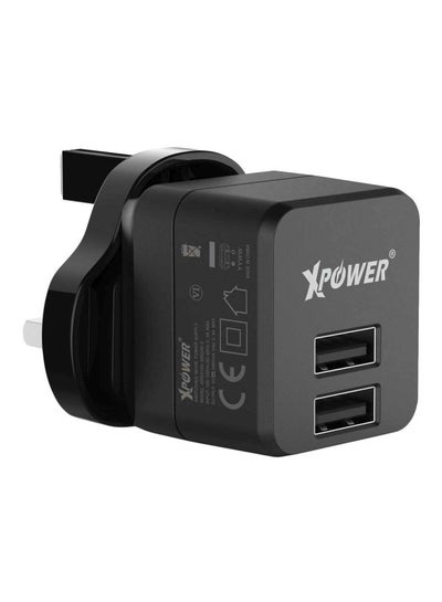 اشتري Universal Fast Charging Travel Adapter Black في الامارات