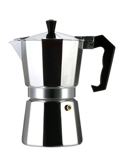 Buy Aluminium Espresso Percolator Coffee Maker Silver/Black in UAE