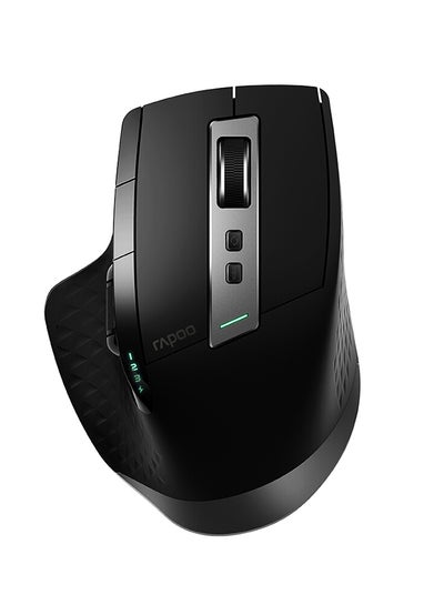 Buy Rechargeable Multi-Mode Wireless Mouse Black in Saudi Arabia