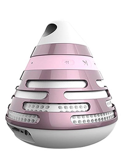Buy BS-06 Wireless Bluetooth Speaker V5947P001 Pink/White in Saudi Arabia