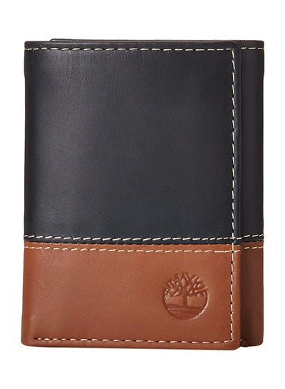 Buy Trifold Wallet With Id Window Black/Brown in Egypt
