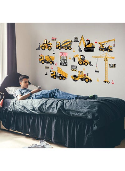 اشتري Tractor Truck Wall Sticker Multicolour 45centimeter في الامارات