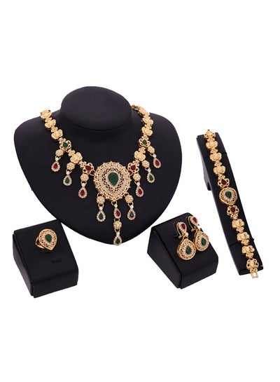 Buy 4-Piece Necklace Earring Jewelry Set in Saudi Arabia