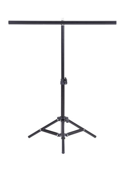 Buy Photography Studio Stand Kit For PVC Background Black/Silver in Saudi Arabia