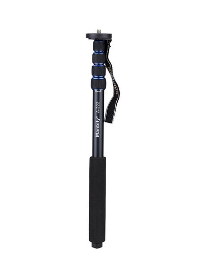 Buy 5-Section Telescopic Extendable Monopod For Nikon/Canon/Pentax/Olympus/Elders Black/Blue in Saudi Arabia