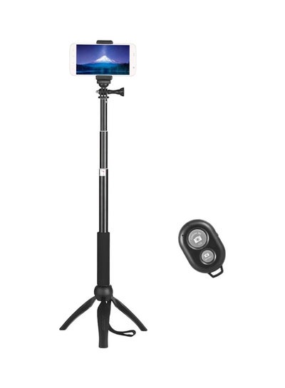 Buy Tabletop Tripod Stand With Remote Black in UAE