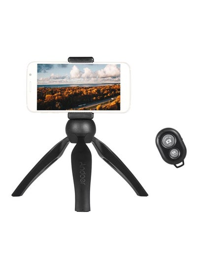 Buy Tabletop Tripod Stand With Remote Black in UAE