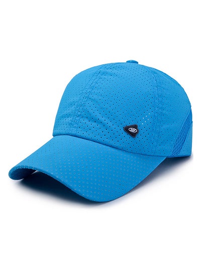 Buy Hip Hop Snapback Cap Blue in Saudi Arabia