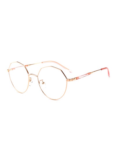 Buy unisex Full Rim Hexagon Shape Eyeglasses Frame in Saudi Arabia