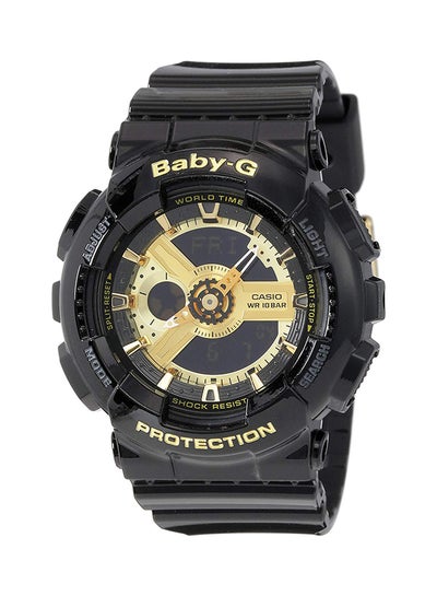 Buy Women's Water Resistant Rubber Analog & Digital Watch BA-110-1ADR - 46 mm - Black in Saudi Arabia