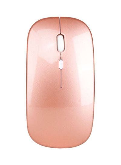 Buy M80 Rechargeable Wireless Mouse Rose Gold in Saudi Arabia
