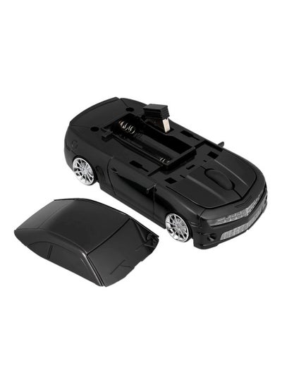 Buy Wireless Car Themed LED Mouse Black in UAE