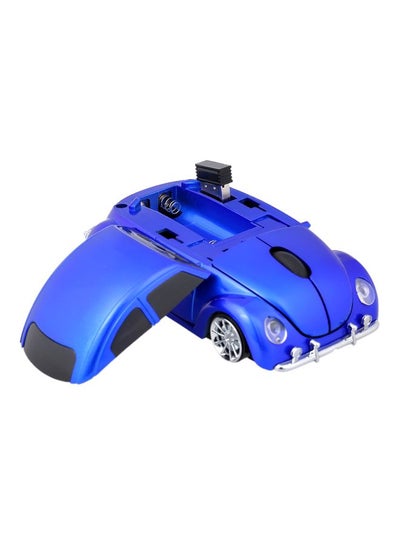 Buy Car Shaped LED Mouse Blue in Saudi Arabia