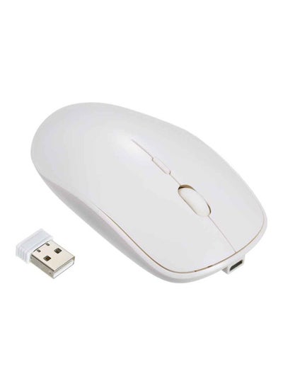 Buy Wireless Optical Mouse White in UAE