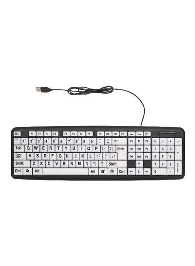 Buy USB Wired Keyboard White in UAE