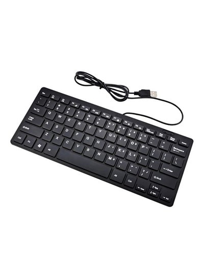 Buy Portable USB Keyboard - English Black in UAE