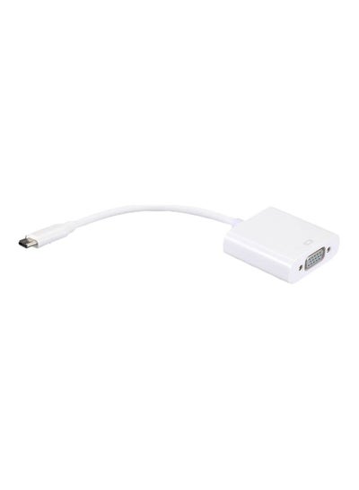 Buy Type-C To VGA Adapter White in Egypt