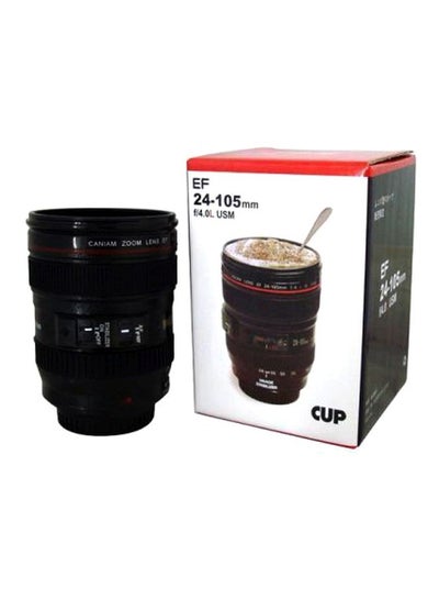 Buy Zoom Lens Shape Coffee Mug Black in Egypt