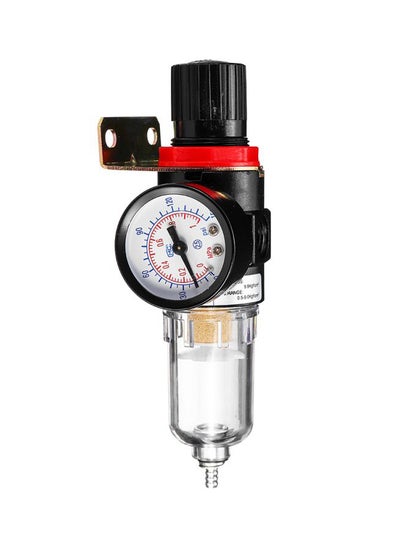 Buy Air Compressor Filter Water Separator Trap Tools Kit With Regulator Gauge in Saudi Arabia