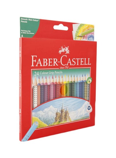 اشتري 24-Piece Color Grip Pencil Set Multicolour في الامارات