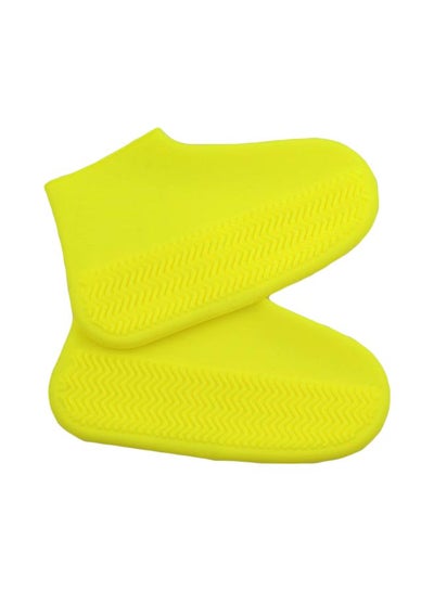 اشتري Pair Of Waterproof Shoes Covers Yellow في مصر