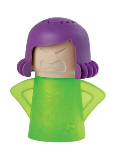 Buy Angry Mama Designed Microwave Oven Cleaner Green/Purple/Beige 3x4.5x5.5inch in Egypt