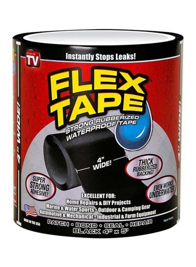 Buy Waterproof Flex Tape Black 60x4inch in Egypt