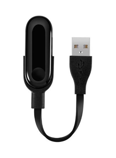 Buy USB Charging Cable Charger Cord For Xiaomi Mi Band 3 Smart Watch Black in Egypt