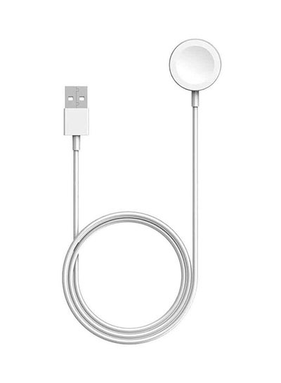 Buy Magnetic USB Charging For Smart Watch White in UAE