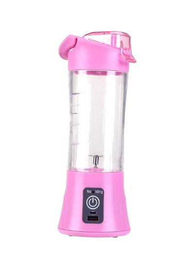 Buy USB Portable Blender 380.0 ml JC0063 Pink/Clear in UAE