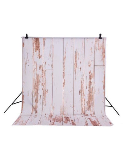Buy Wooden Board Patterned Photography Background Backdrop Multicolour in Saudi Arabia
