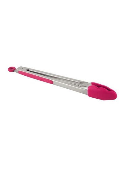 اشتري Silicone Cooking Tong Rose Red/Silver 8 بوصة في مصر