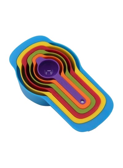 Buy 6-Piece Measuring Cups And Spoons Set Multicolour in Egypt