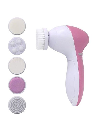 Buy Electric Facial Cleaner Brush White/Pink in Egypt