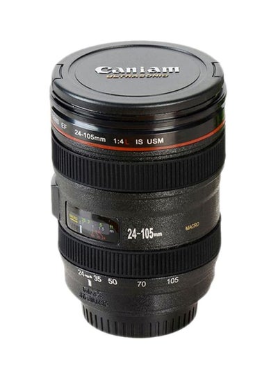 Buy Camera Lens Shaped Mug Black/Silver in Egypt