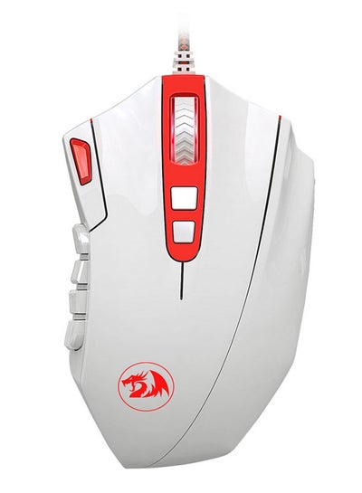 Buy M901 Ergonomic USB Gaming Mouse White/Red in Egypt