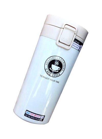 Buy Portable Themos Flask White 6.5x17.6cm in Egypt