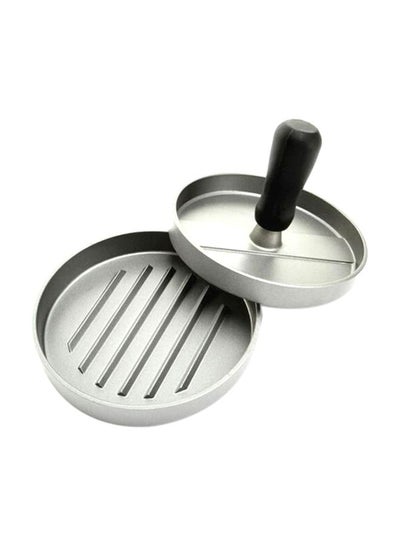 Buy Burger Patty Grilling Mould Silver/Black in Egypt