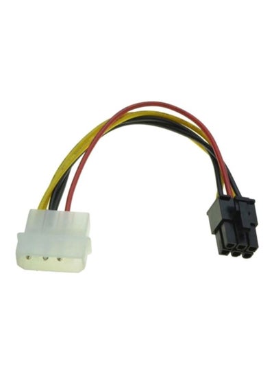 Buy 4 Pin Molex To 6 Pin PCI Express PCIE Video Card Power Converter Multicolour in Saudi Arabia