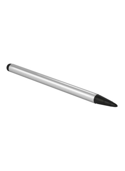 اشتري قلم ستايلس بلاستيكي مقاوم للماء أسود/ فضي في السعودية
