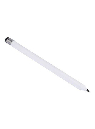 Buy Capacitive Stylus Ballpoint Pen For All Touchscreen Devices White in Saudi Arabia