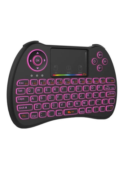 Buy H9 Wireless Gaming Keyboard With Touchpad Black in UAE