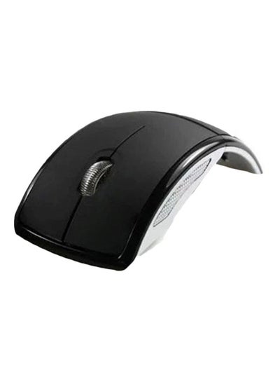 Buy Wireless Folding Arc Optical Mouse Black in UAE