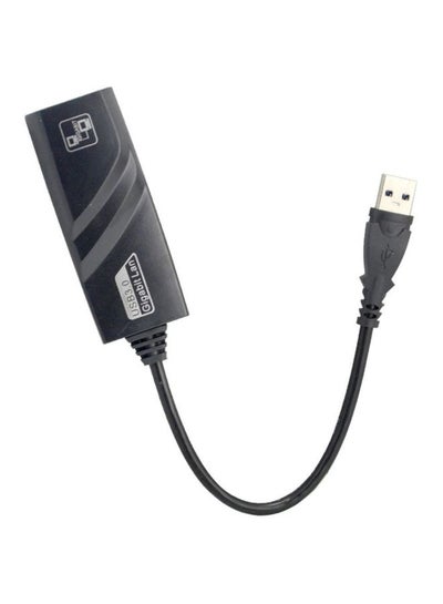 اشتري محول من USB 3.0 إلى RJ45 إيثرنت أسود في مصر