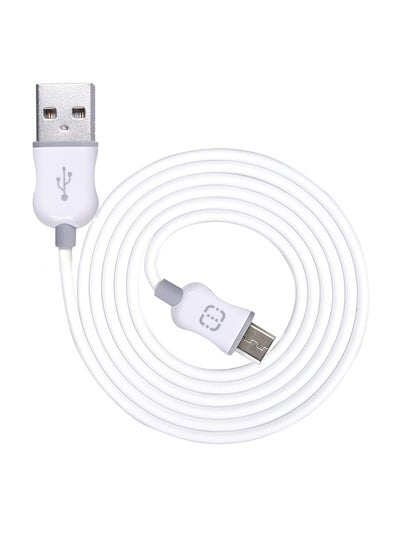 Buy Micro USB Data Sync And Charge USB Cable White in Saudi Arabia