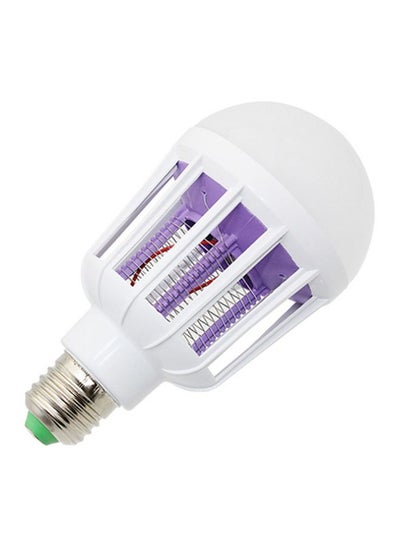 اشتري مصباح LED قاتل البعوض أبيض 3.54x3.54x6.5بوصة في الامارات