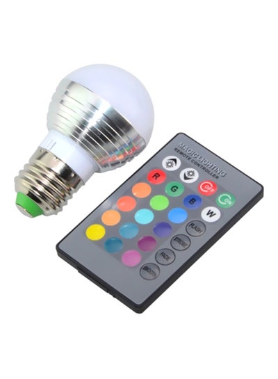 Buy AC85 - 265V 3W 200LM RGBW Remote Control Memory Bulb 5PCS Multicolour 4.80x8x4.80centimeter in UAE