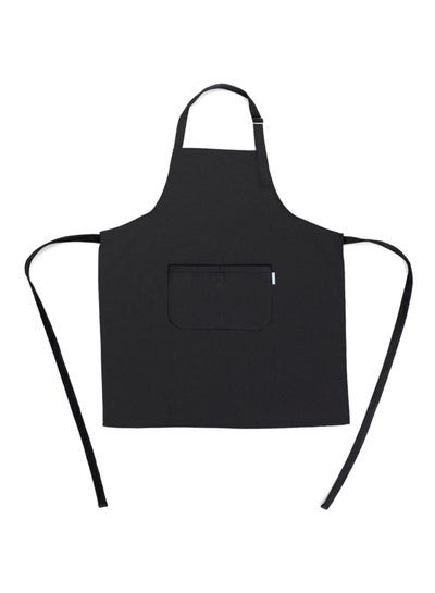 Buy Multi-Purpose Kitchen BBQ Restaurant Apron Black 80x70centimeter in UAE